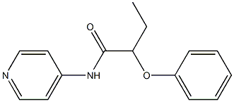 2-phenoxy-N-pyridin-4-ylbutanamide Struktur