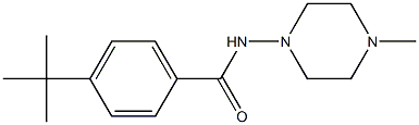 4-tert-butyl-N-(4-methylpiperazin-1-yl)benzamide Struktur