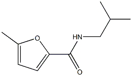 5-methyl-N-(2-methylpropyl)furan-2-carboxamide Struktur