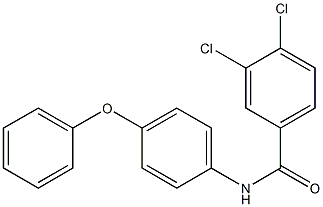 3,4-dichloro-N-(4-phenoxyphenyl)benzamide Struktur