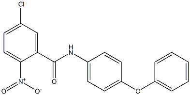 5-chloro-2-nitro-N-(4-phenoxyphenyl)benzamide Struktur