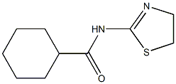 N-(4,5-dihydro-1,3-thiazol-2-yl)cyclohexanecarboxamide Struktur