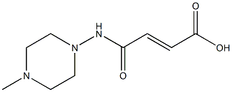 (E)-4-[(4-methylpiperazin-1-yl)amino]-4-oxobut-2-enoic acid Struktur