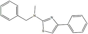 N-benzyl-N-methyl-4-phenyl-1,3-thiazol-2-amine Struktur