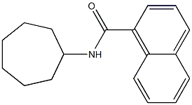 N-cycloheptylnaphthalene-1-carboxamide Struktur