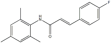 (E)-3-(4-fluorophenyl)-N-(2,4,6-trimethylphenyl)prop-2-enamide Struktur