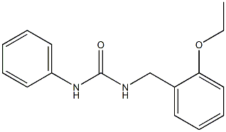 1-[(2-ethoxyphenyl)methyl]-3-phenylurea Struktur