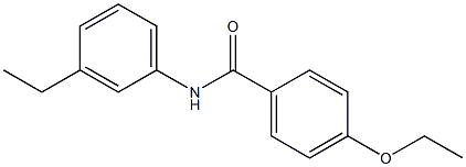 4-ethoxy-N-(3-ethylphenyl)benzamide Struktur