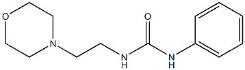 1-(2-morpholin-4-ylethyl)-3-phenylurea Struktur