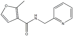 2-methyl-N-(pyridin-2-ylmethyl)furan-3-carboxamide Struktur