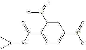 N-cyclopropyl-2,4-dinitrobenzamide Struktur