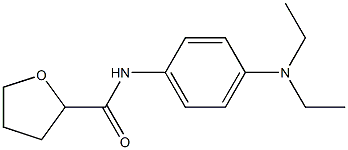 N-[4-(diethylamino)phenyl]oxolane-2-carboxamide Struktur