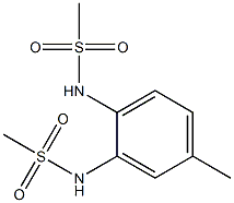 N-[2-(methanesulfonamido)-4-methylphenyl]methanesulfonamide Struktur