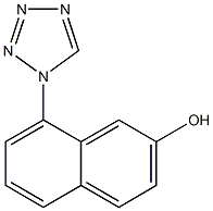 8-(tetrazol-1-yl)naphthalen-2-ol Struktur