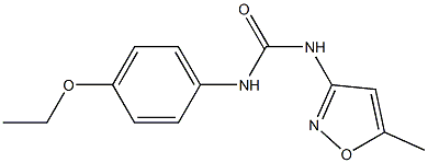 1-(4-ethoxyphenyl)-3-(5-methyl-1,2-oxazol-3-yl)urea Struktur