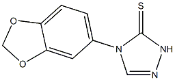 4-(1,3-benzodioxol-5-yl)-1H-1,2,4-triazole-5-thione Struktur