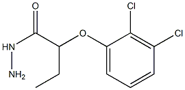 2-(2,3-dichlorophenoxy)butanehydrazide Struktur