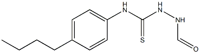 N-[(4-butylphenyl)carbamothioylamino]formamide Struktur