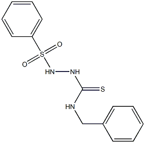 1-(benzenesulfonamido)-3-benzylthiourea Struktur