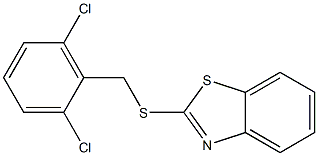 2-[(2,6-dichlorophenyl)methylsulfanyl]-1,3-benzothiazole Struktur