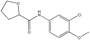 N-(3-chloro-4-methoxyphenyl)oxolane-2-carboxamide Struktur