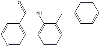 N-(2-benzylphenyl)pyridine-4-carboxamide Struktur