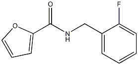 N-[(2-fluorophenyl)methyl]furan-2-carboxamide Struktur