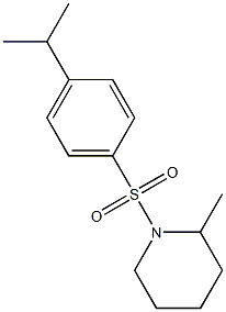 2-methyl-1-(4-propan-2-ylphenyl)sulfonylpiperidine Struktur