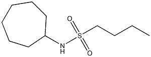 N-cycloheptylbutane-1-sulfonamide Struktur