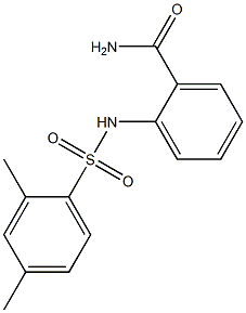 2-[(2,4-dimethylphenyl)sulfonylamino]benzamide Struktur