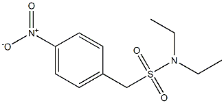 N,N-diethyl-1-(4-nitrophenyl)methanesulfonamide Struktur