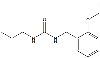 1-[(2-ethoxyphenyl)methyl]-3-propylurea Struktur