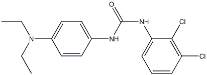 1-(2,3-dichlorophenyl)-3-[4-(diethylamino)phenyl]urea Struktur