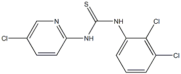 1-(5-chloropyridin-2-yl)-3-(2,3-dichlorophenyl)thiourea Struktur