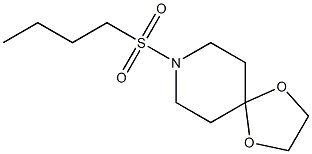 8-butylsulfonyl-1,4-dioxa-8-azaspiro[4.5]decane Struktur