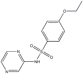 4-ethoxy-N-pyrazin-2-ylbenzenesulfonamide Struktur