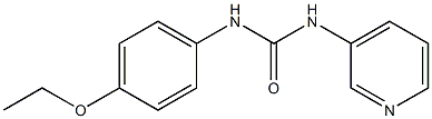 1-(4-ethoxyphenyl)-3-pyridin-3-ylurea Struktur