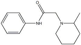 2-(2-methylpiperidin-1-yl)-N-phenylacetamide Struktur