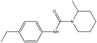 N-(4-ethylphenyl)-2-methylpiperidine-1-carboxamide Struktur