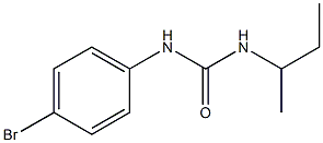 1-(4-bromophenyl)-3-butan-2-ylurea Struktur