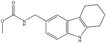 methyl N-(6,7,8,9-tetrahydro-5H-carbazol-3-ylmethyl)carbamate Struktur