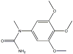 (3,4,5-trimethoxyphenyl)methylurea Struktur