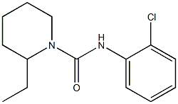 N-(2-chlorophenyl)-2-ethylpiperidine-1-carboxamide Struktur