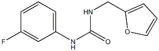 1-(3-fluorophenyl)-3-(furan-2-ylmethyl)urea Struktur