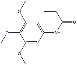 N-(3,4,5-trimethoxyphenyl)propanamide Struktur