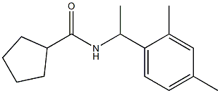 N-[1-(2,4-dimethylphenyl)ethyl]cyclopentanecarboxamide Struktur