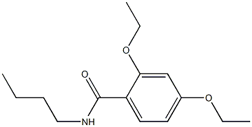 N-butyl-2,4-diethoxybenzamide Struktur