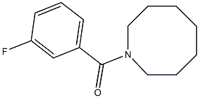 azocan-1-yl-(3-fluorophenyl)methanone Struktur