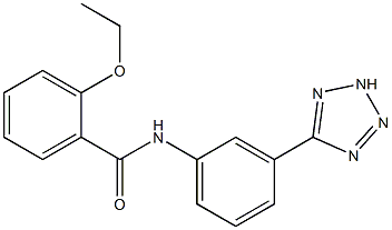 2-ethoxy-N-[3-(2H-tetrazol-5-yl)phenyl]benzamide Struktur