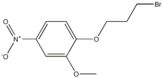 1-(3-bromopropoxy)-2-methoxy-4-nitrobenzene Struktur